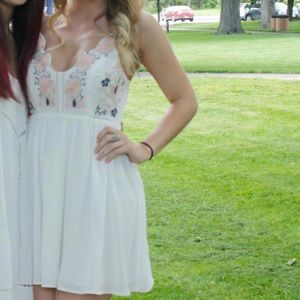 LULUs white spagetti strap dress